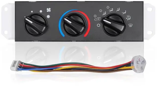 Main image of 55037473AB HVAC A/C Heater Climate Control Panel Module with Blower Motor Switch Compatible with Jeep 1999-2004 TJ, 1999-2004 Wrangler Replace for BL101 HS-373 SM2107 1S2187