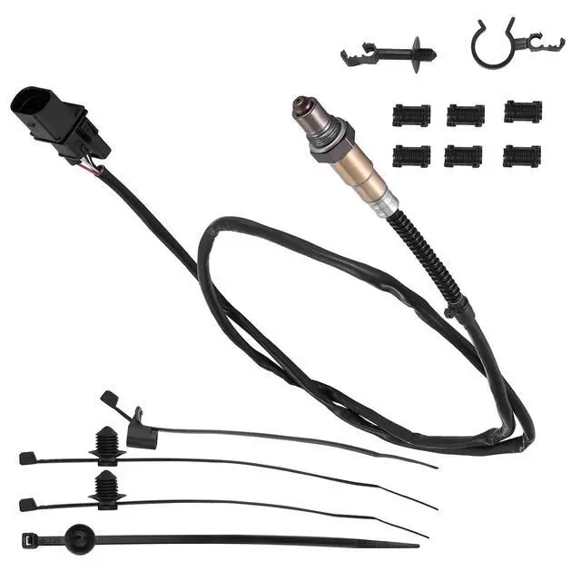 Alt view image 6 of 6 - Upstream O2 Sensor for Audi A4 A8 TT, for Volkswagen Jetta Golf Passat, Touareg Phaeton, 17351 06A906262BC, 021906262B Oxygen Sensor Replacement, 1PCS