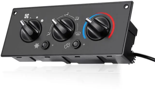 Alt view image 2 of 7 - 599-5511 HVAC A/C Heater Climate Control Panel Module with Blower Motor Switch Compatible with Kenworth 2002-2006 C500, 2002-2006 T300, 2002-2006 T600A, 2002-2006 T800, 2002-2006 W900