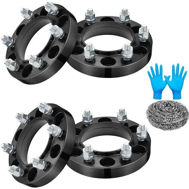 Main image of 1inch 6x5.5 Wheel Spacers Compatible with Toyota 96-22 4Runner FJ Cruiser Sequoia Tacoma Tundra, Compatible with Lexus GX460 GX470, 106mm Center Bore & 6 Lug M12x1.5 Studs & 139.7mm, 4PCS