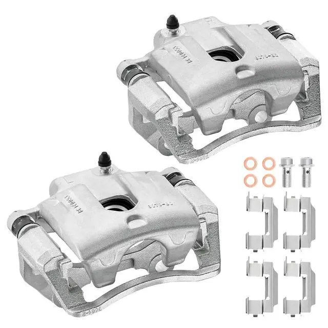 Alt view image 3 of 7 - Rear Brake Caliper Assembly Replaces for 18-B4804 18-B4805, Compatible with Chevy SSR Trailblazer 2003-2006 5.3L 6.0L, Compatible with GMC Envoy 02-09 4.2L 5.3L, for 9-7X 05-09 4.2L 5.3L 6.0L