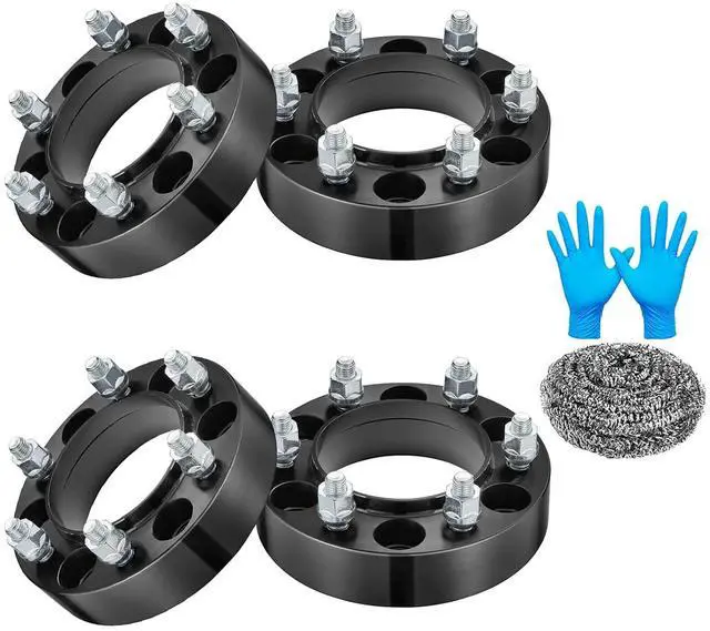 Main image of 6x139.7(6x5.5) Wheel Spacers 2inch Compatible with Toyota 4Runner/FJ Cruiser/Sequoia Tacoma/Land Cruiser,106mm Center Bore & Forged Wheel Adapters M12x1.5 Compatible with Lexus GX470 GX460,4PCS