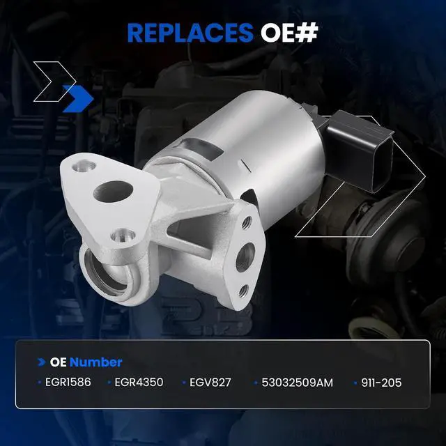 Alt view image 3 of 7 - SKYRSS 911-205 EGR Valve for Dodge Ram 5.7L HEMI 04-08 Durango | Fits Chrysler 300 & Grand Cherokee 5.7L, Replaces 53032509AM & EGR1586, Fits Ram 1500/Durango/Aspen