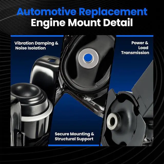 Alt view image 5 of 6 - Engine Motor and Transmission Mount Kit 4PCS Compatible with Pontiac Vibe 2003-2008 1.8L, Compatible with Toyota Corolla 03-08 1.8L, for Matrix 03-08 1.8L, Replace for A4221 A4220 A4218 A4219