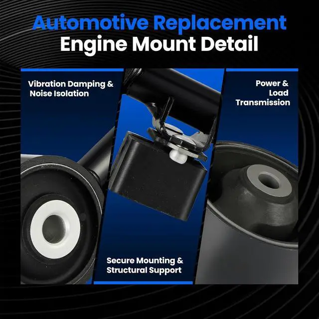 Alt view image 5 of 6 - Front Engine Motor Mount 1PCS Compatible with Toyota Camry 2007-2011 2.4L L4, Replace for A4274