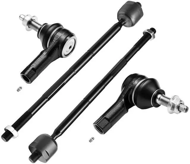 Main image of 4-PC Tie Rod Ends Kits Compatible with Chevy Sonic 2012-2019,2xInner tie rod EV800936,2xOuter tie rod ES80092