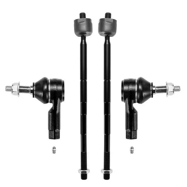 Alt view image 3 of 7 - 4-PC Tie Rod Ends Kits Compatible with Chevy Sonic 2012-2019,2xInner tie rod EV800936,2xOuter tie rod ES80092