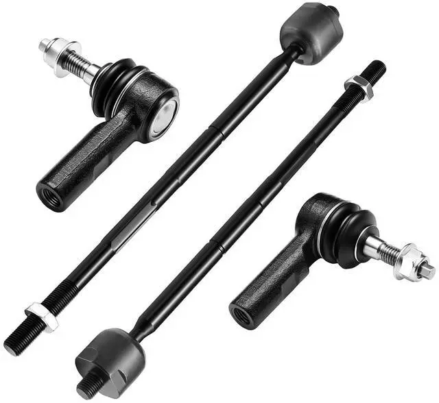 Main image of 4-PC Tie Rod Ends Kits Compatible with Chevy Trax 2013-2022,2xInner tie rod EV800936,2xOuter tie rod ES800970