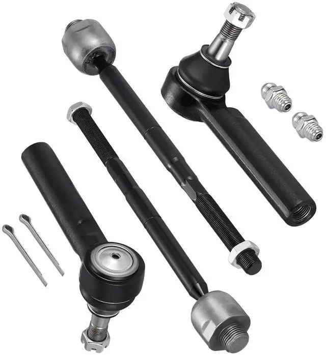Main image of 4-PC Tie Rod Ends Kits Compatible with Chevrolet Silverado 1500 2007-2013,2xInner EV8000842xOuter ES800223