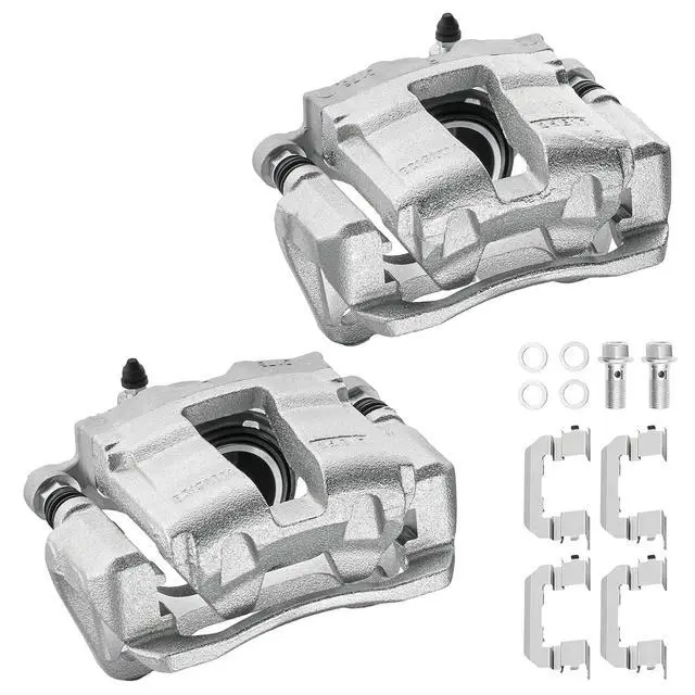 Alt view image 3 of 7 - Front Brake Caliper Assembly Replaces for 19-B6460S 19-B6461S, Compatible with Hyundai Sonata 2012-2014 2.0L 2.4L L4, Compatible with Kia Optima 2011-2016 2.4L L4