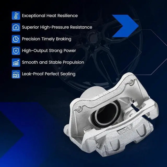 Alt view image 7 of 7 - Front Brake Caliper Assembly Replaces for 19-B6460S 19-B6461S, Compatible with Hyundai Sonata 2012-2014 2.0L 2.4L L4, Compatible with Kia Optima 2011-2016 2.4L L4