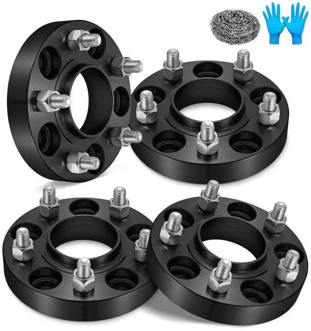 Main image of 5x114.3 Wheel Spacers 1 inch Compatible with Hyundai Elantra/Sonata/Tucson, Forte/Optima/Sportage, Compatible with Kia Forte/Optima/Sportage, 3/6/CX-5, 67.1mm Center Bore M12x1.5,4PCS