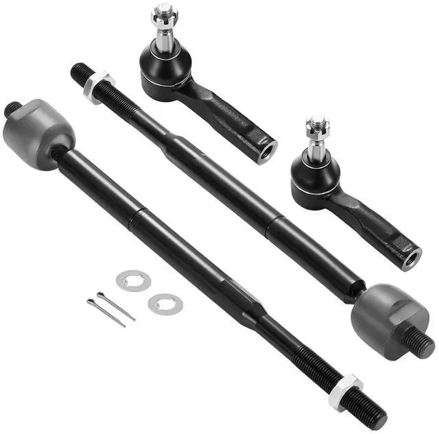 Main image of 4-PC Tie Rod Ends Kits Compatible with Chevy Cobalt 2005-2010,2xOuter tie rod ES800030,2xInner tie rod EV80445