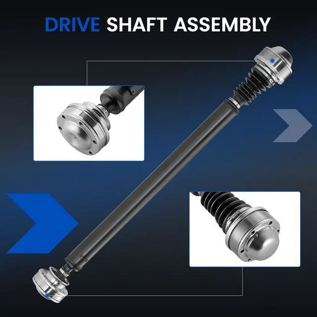 Alt view image 3 of 7 - 938-137 Front Drive Shaft Assembly - Compatible with 2007-2010 Jeep Commander/Grand Cherokee 4.7L/5.7L V8 - Automatic Transmission Required