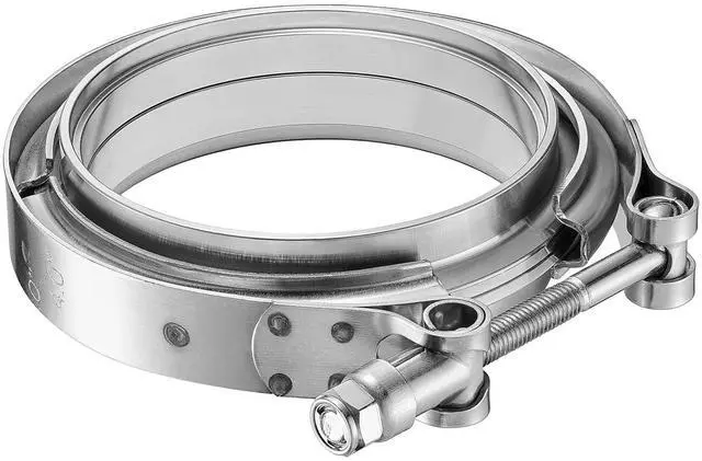 Main image of 3.5 Inch V Band Clamp with Flange Male Female Universal 304 Stainless Steel for car 1PC