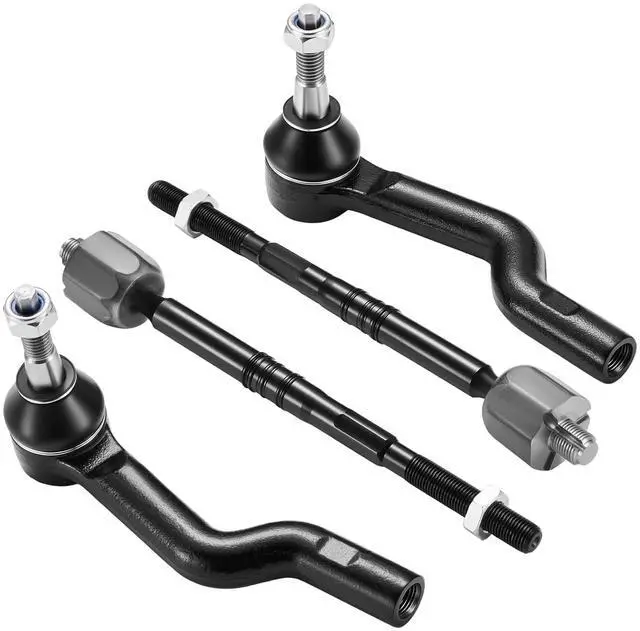 Main image of 4-PC Tie Rod Ends Kits Compatible with Cadillac CTS 2012-2015,2xInner tie rod EV800610,1xOuter tie rod ES801186,1xOuter tie rod ES801187