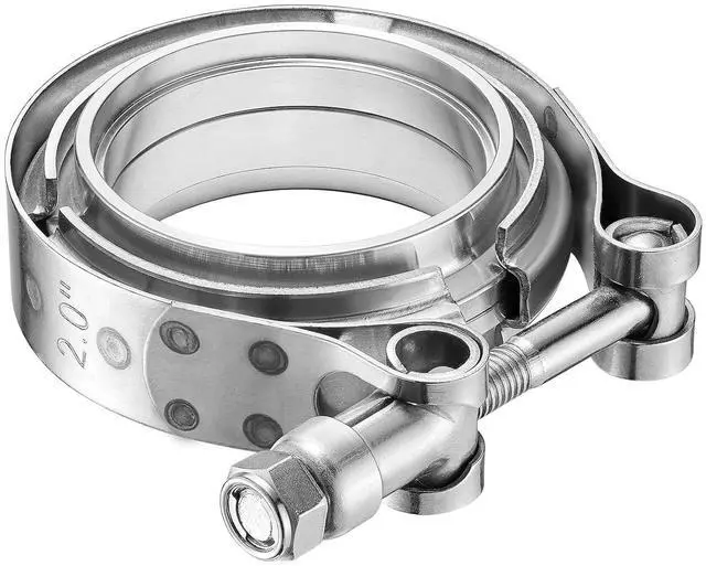 Main image of 2.0 Inch V Band Clamp with Flange Male Female Universal 304 Stainless Steel for car 1PC