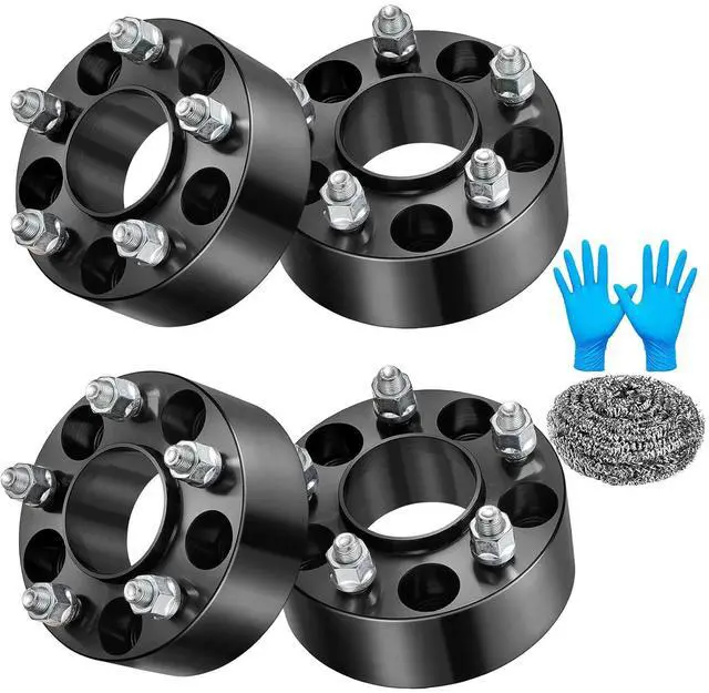 Main image of 1.5inch 5x114.3mm Wheel Spacers Compatible with Ford Ranger Explorer Edge,Compatible with Mazda B2500,B3000,B4000, 70.5mm Bore & 5 Lug Wheel Adapters 1/2x20 Studs & 5x4.5 HubCentric, 4PCS