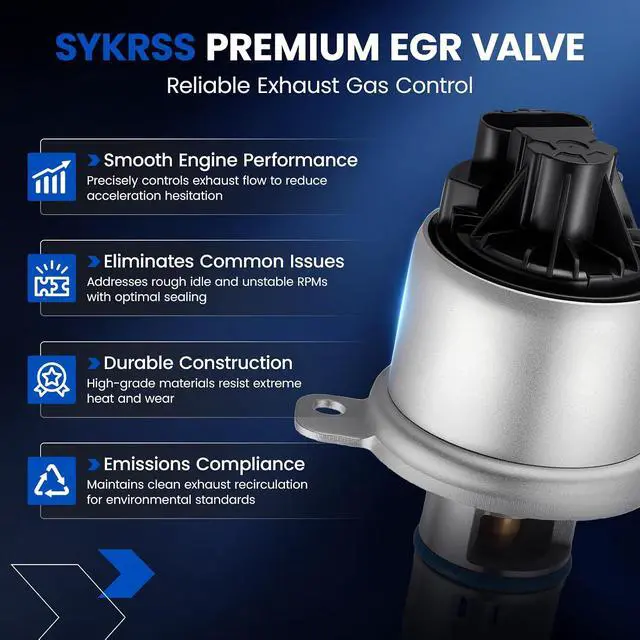 Alt view image 5 of 7 - SKYRSS EGV1031 EGR Valve for Ford 6.0L Powerstroke F250 F350 05-07 | Fits E-Series 6.0L/6.8L V10, Fits F-250/350 6.0L Diesel, Replaces 5C3Z-9F452-AA & EGV1034, Heavy Duty