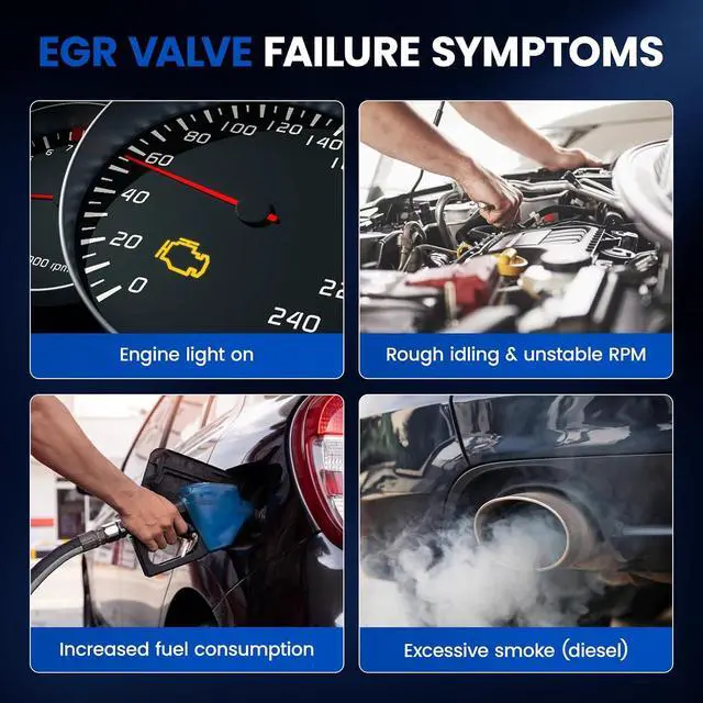 Alt view image 7 of 7 - SKYRSS EGV1031 EGR Valve for Ford 6.0L Powerstroke F250 F350 05-07 | Fits E-Series 6.0L/6.8L V10, Fits F-250/350 6.0L Diesel, Replaces 5C3Z-9F452-AA & EGV1034, Heavy Duty