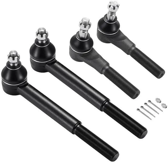 Main image of 4-PC Tie Rod Ends Kits Compatible with Dodge Ram1500 1994-1999,2xInner tie rod ES3171,2xOuter tie rod ES3172