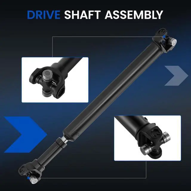 Alt view image 3 of 7 - 938-224 Front Drive Shaft Complete DriveShaft Assembly Compatible with Chevy GMC Tahoe Yukon K1500 K1500 Suburban 1995-1999, 1995-2000 K2500/K3500