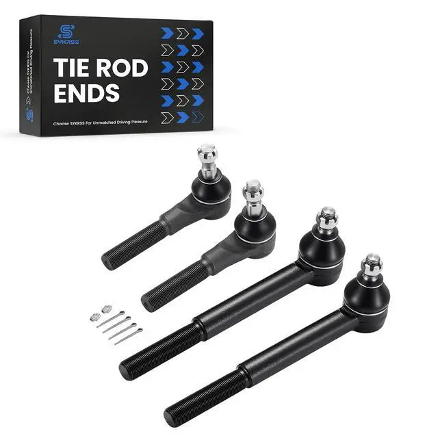 Alt view image 5 of 7 - 4-PC Tie Rod Ends Kits Compatible with Dodge Ram1500 1994-1999,2xInner tie rod ES3171,2xOuter tie rod ES3172