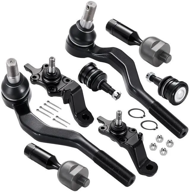 Main image of 8-PC Steering Suspension Kits Compatible with Toyota Tacoma 1995-2004,4xBall Joint K90259 K90258 K90255,2xInner tie rod EV433,2xOuter tie rod ES3545 ES3546