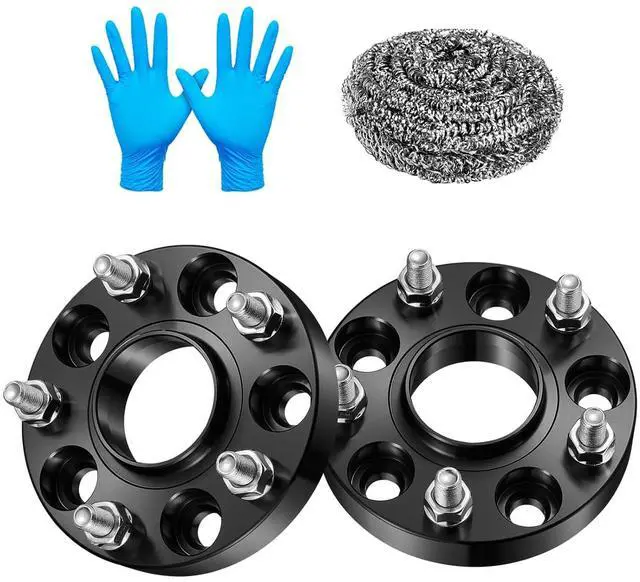Main image of 5x114.3mm to 5x120mm Wheel Spacers 1inch Compatible with Acura MDX RL ILX RDX TLX TSX, 64.1mm Center Bore & 5 Lug Forged M12x1.5 Wheel Adapters Compatible with Honda Civic CR-V CR-Z HR-V, 2PCS