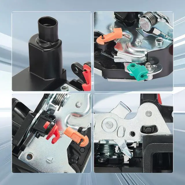 Alt view image 6 of 7 - 931-634 Front Left Driver Side Power Door Latch Compatible with Dodge Ram 1500 Ram2500 Ram3500 1994-2002, Door Lock Actuator w/Latch Assembly