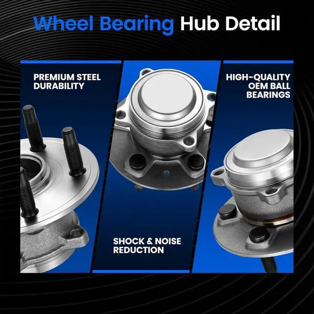 Alt view image 2 of 7 - 102712100A Front/Rear Wheel Bearing and Hub Assembly Compatible with Tesla S 2012-2018, 1 PCS