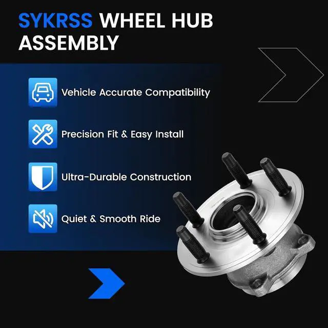 Alt view image 7 of 7 - 102712100A Front/Rear Wheel Bearing and Hub Assembly Compatible with Tesla S 2012-2018, 1 PCS