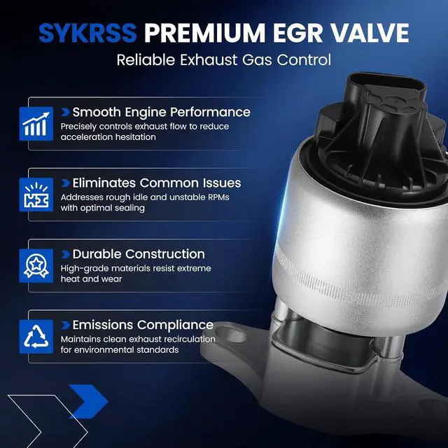 Alt view image 5 of 7 - SKYRSS EGV589 EGR Valve for GMC Sierra Chevy Silverado 5.7L V8 | Fits Express/Savana 4.6L, Fits Buick for Cadillac 3.8L-4.6L, Replaces 214-1065 & 12568582, Direct Fit, OEM Spec
