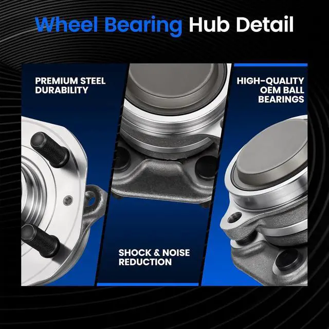 Alt view image 2 of 7 - 104412200E Rear Wheel Bearing and Hub Assembly Compatible with Tesla 3 2017-2022, Compatible with Tesla Y 2020-2021, Fits for RWD, 1 PCS