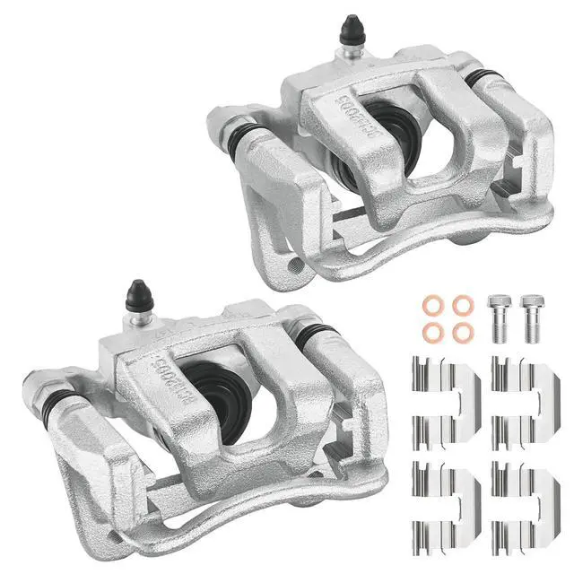 Alt view image 3 of 7 - Rear Brake Caliper Assembly Replaces for 19-B6456 19-B6457, Compatible with Hyundai Sonata 2011-2014 2.0L 2.4L L4, Compatible with Kia Optima 2011-2015 2.4L L4