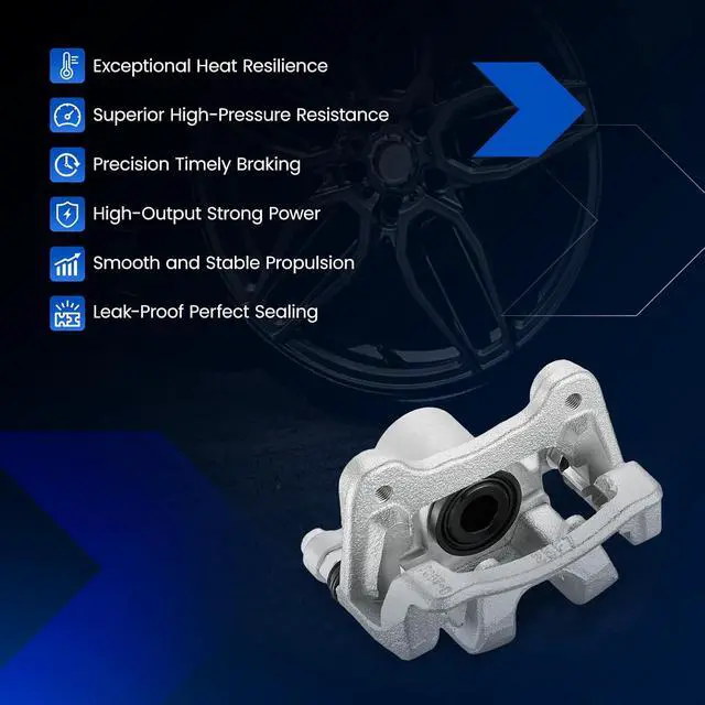Alt view image 7 of 7 - Rear Brake Caliper Assembly Replaces for 19-B6456 19-B6457, Compatible with Hyundai Sonata 2011-2014 2.0L 2.4L L4, Compatible with Kia Optima 2011-2015 2.4L L4