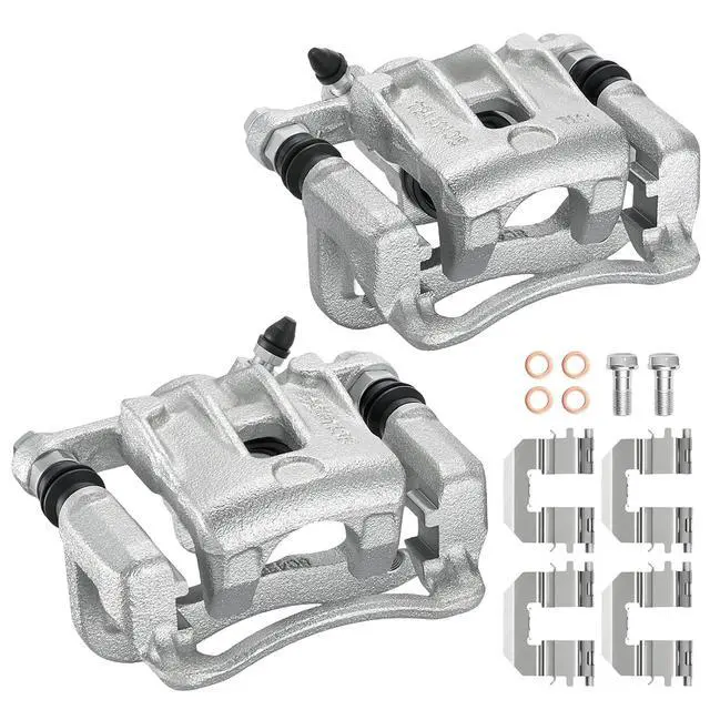 Alt view image 3 of 7 - Rear Brake Caliper Assembly Replaces for 19-B3412A 19-B3413A, Compatible with Hyundai Sonata 2008-2010 2.4L L4, GAS