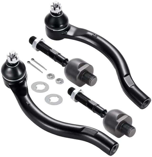 Main image of 4-PC Tie Rod Ends Kits Compatible with Honda Accord 2003-2007,2xInner EV80210,2xOuter ES80287 Outer ES80288