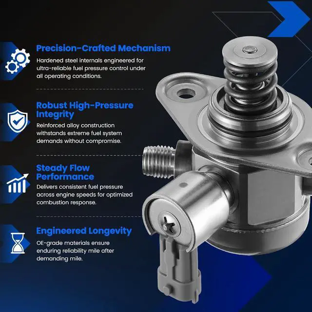 Alt view image 7 of 7 - GDP101 High Pressure Fuel Pump Compatible with Buick 2011-2013 Regal,2013-2016 VERANO, Chevy 2008-2010 Cobalt,2008-2010 HHR, fit for Pontiac 2007-2009 Solstice, 2011 9-5, 2007-2010 Sky