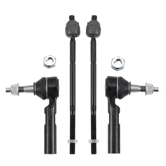 Alt view image 3 of 7 - 4-PC Tie Rod Ends Kits Compatible with Dodge Journey 2009-2018,2xOuter-ES800408 2xInner-EV800611