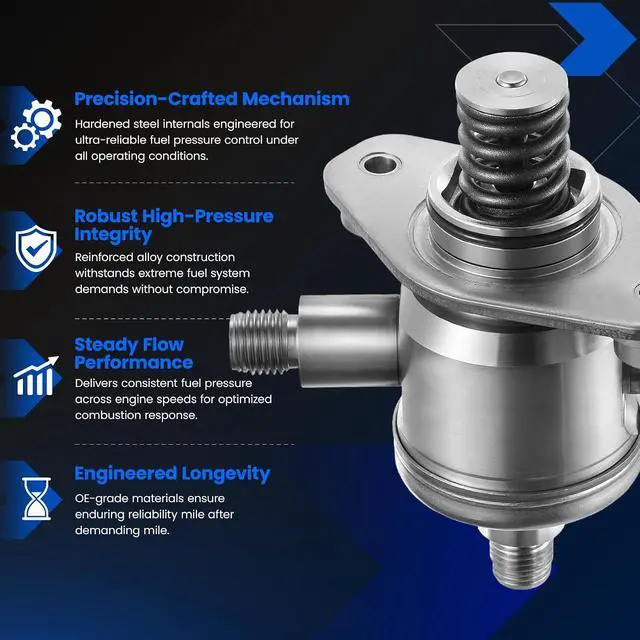 Alt view image 7 of 7 - GDP106 High Pressure Fuel Pump with Seal Gasket and Bolt Compatible with Buick Allure Enclave LaCrosse, Compatible with Cadillac ATS CTS SRX XTS, Camaro Equinox Impala Traverse, Canyon Terrain