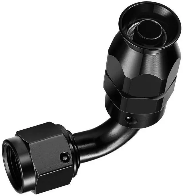 Main image of 6AN PTFE 90 Degree Hose End Fitting Aluminum