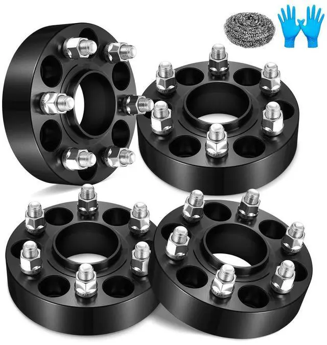 Main image of 6x120mm Wheel Spacers 1.5 inch Compatible with Cadillac SRX XT5 XT6, 66.9 mm Center Bore & 5 Lug Forged Wheel Adapters M14x1.5 Compatible with Chevy Blazer Colorado Traverse, 4PCS