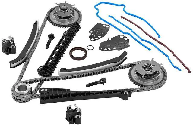 Main image of 5.4L V8 Engine Timing Chain Kit with Cam Phasers Compatible with Ford 2005-2014 F-150 F-250 F-350 Super Duty Expedition, Compatible with Lincoln Navigator Mark LT, 3R2Z-6A257-DA