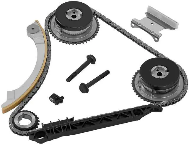 Main image of 9-4201SAVVT1 Engine Timing Chain Kit with Camshaft Phaser Sprocket Compatible with Chevy Equinox Malibu Impala Compatible with GMC Terrain Compatible with Buick 2.2L 2.4L L4
