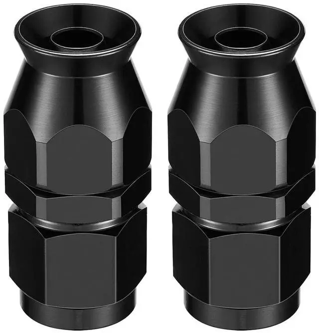 Main image of 8AN PTFE Straight Hose End Fitting Aluminum 2 pcs