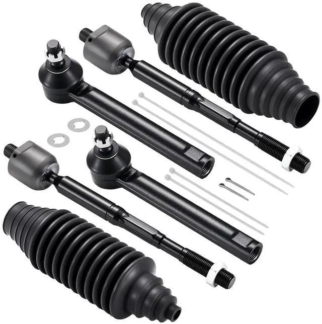 Main image of 6-PC Tie Rod Ends Kits Compatible with Toyota Highlander 2004-2007,2xInner EV80945,2xOuter ES80944,2xdust cover