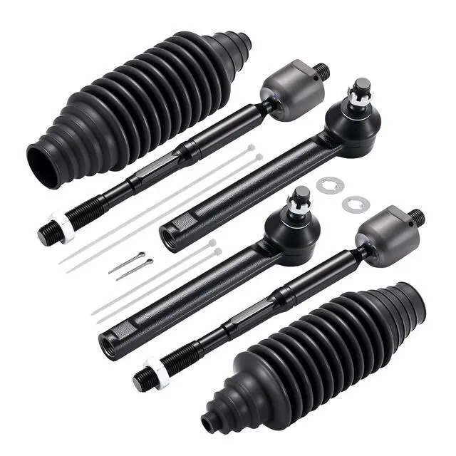 Alt view image 3 of 7 - 6-PC Tie Rod Ends Kits Compatible with Toyota Highlander 2004-2007,2xInner EV80945,2xOuter ES80944,2xdust cover