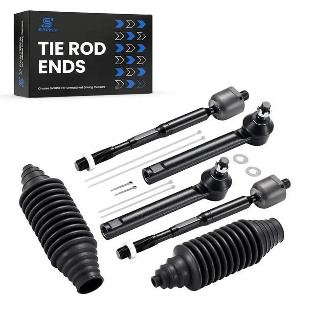 Alt view image 5 of 7 - 6-PC Tie Rod Ends Kits Compatible with Toyota Highlander 2004-2007,2xInner EV80945,2xOuter ES80944,2xdust cover
