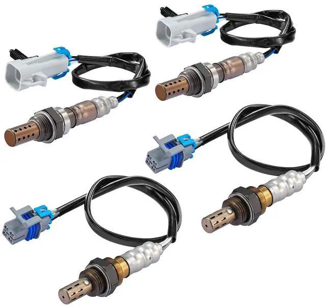 Main image of Oxygen O2 Sensor 234-4668 & 234-4256 Compatible with Chevy Avalanche, Silverado1500/2500,Compatible with GMC Sierra,Yukon, Upstream and Downstream Replacement Oxygen Sensor for ESV EXT,4PCS